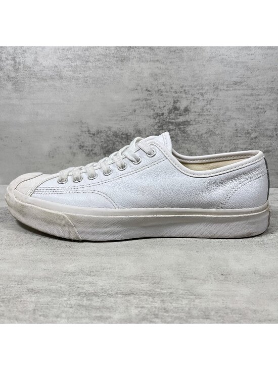 Converse Other - Converse Jack Purcell Leather Sneakers - Men's Size 7.5 / Women's 9 - White
